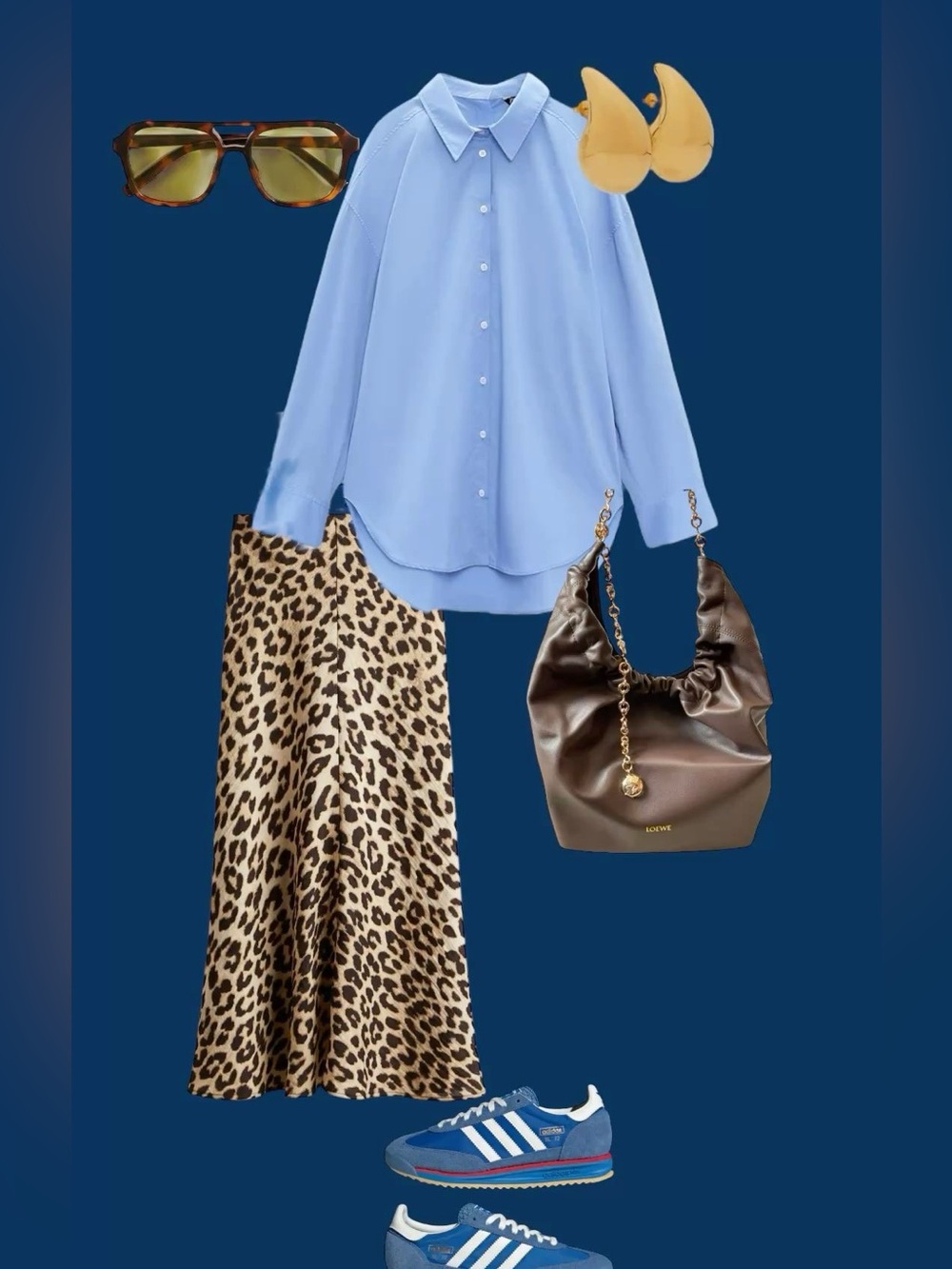 ZARA on trend! Leopard maxi skirt  🐆 Retail $79
